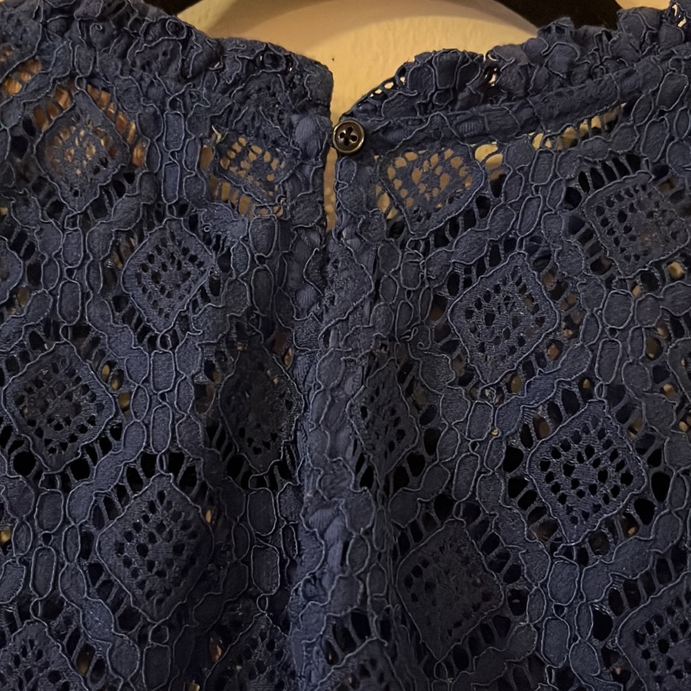 Blue Patterned Top - image 3